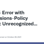 Error with Permissions-Policy Header: Unrecognized Feature ‘Interest-Cohort’